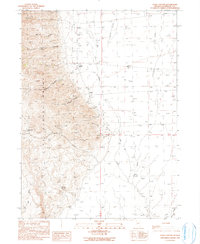 Dyke Canyon 1990 topographic map thumbnail