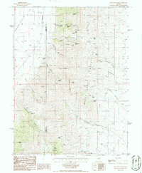 Fagin Mountain 1986 topographic map thumbnail