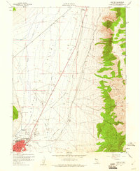 East Ely 1958 topographic map thumbnail