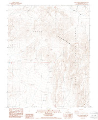 East of Beatty Mtn. topographic map thumbnail