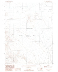 East of Cactus Peak topographic map thumbnail