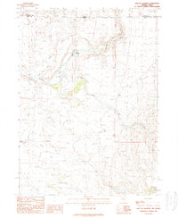 East of Jackpot 1989 topographic map thumbnail