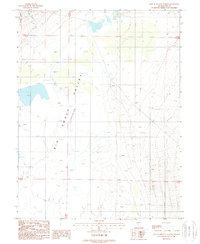 East of Millett Ranch 1988 topographic map thumbnail