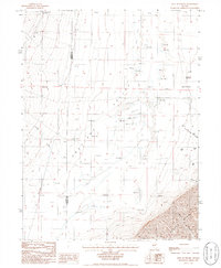 East of Tenabo 1985 topographic map thumbnail