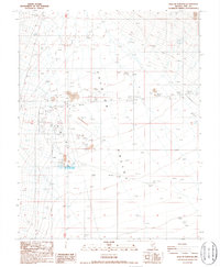 East of Tonopah 1987 topographic map thumbnail