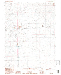 East of Tonopah 1987 topographic map thumbnail