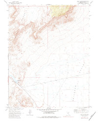Echo Canyon 1968 topographic map preview