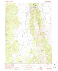 Egan Canyon 1982 topographic map thumbnail
