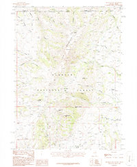 Elk Mountain 1986 topographic map thumbnail