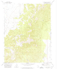Elkhorn Canyon 1971 topographic map thumbnail