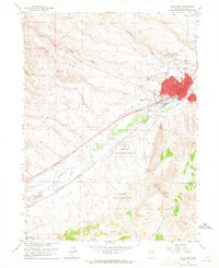 Elko West 1962 topographic map thumbnail