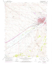 Elko West 1962 topographic map thumbnail