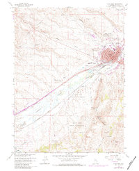Elko West 1962 topographic map thumbnail