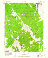 Ely 1958 topographic map preview
