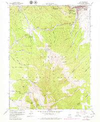 Ely 1958 topographic map preview