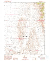 Emerson Pass 1990 topographic map thumbnail
