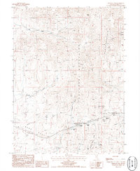 Emigrant Pass 1986 topographic map thumbnail