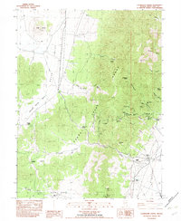 Exchequer Spring 1982 topographic map thumbnail