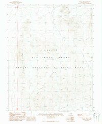 Fallout Hills 1989 topographic map thumbnail