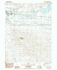 Fernley East 1985 topographic map thumbnail