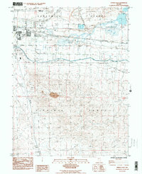 Fernley East 1985 topographic map thumbnail
