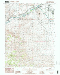 Fernley West 1985 topographic map thumbnail