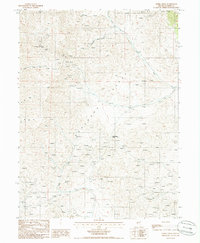 Ferris Creek 1985 topographic map thumbnail