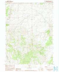 Fish Creek Basin 1990 topographic map thumbnail