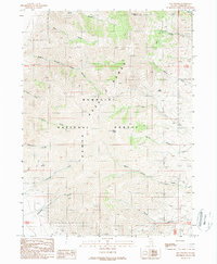 Five Fingers 1988 topographic map thumbnail