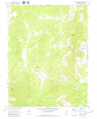 Flagstaff Mtn. 1968 topographic map thumbnail