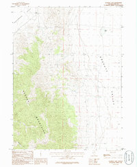 Flowery Lake 1986 topographic map thumbnail