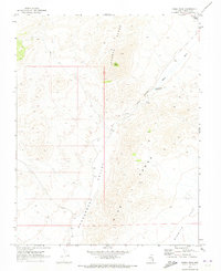 Fossil Peak 1970 topographic map thumbnail