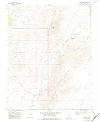 Fossil Peak 1970 topographic map thumbnail