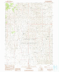 Fox Canyon 1990 topographic map thumbnail