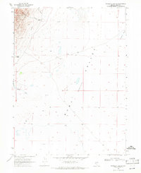 Franklin Lake NE 1968 topographic map thumbnail