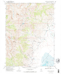 Franklin Lake NW 1969 topographic map thumbnail