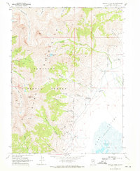Franklin Lake NW 1969 topographic map thumbnail