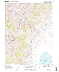 Franklin Lake NW 1969 topographic map thumbnail