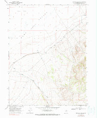 Franklin Lake SE 1968 topographic map thumbnail