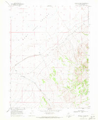 Franklin Lake SE 1968 topographic map thumbnail