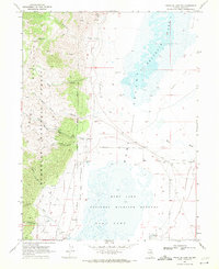 Franklin Lake SW 1968 topographic map preview
