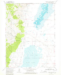 Franklin Lake SW 1968 topographic map thumbnail