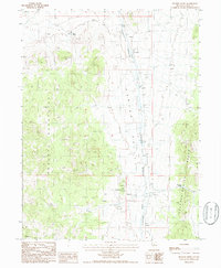 Frazier Creek 1986 topographic map thumbnail