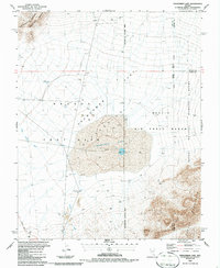 Frenchman Lake 1986 topographic map thumbnail