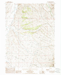 Frost Creek 1985 topographic map thumbnail