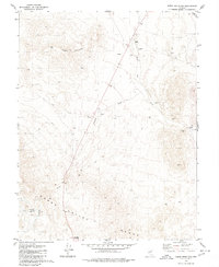 Gabbs Mountain 1979 topographic map thumbnail