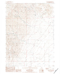Galena Canyon 1984 topographic map thumbnail