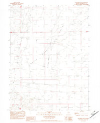 Gallagher Flat 1982 topographic map thumbnail