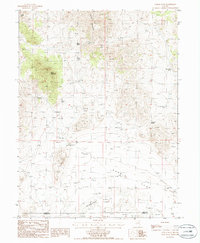 Garcia Flat 1985 topographic map thumbnail
