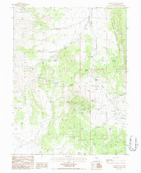 Garden Pass 1986 topographic map thumbnail